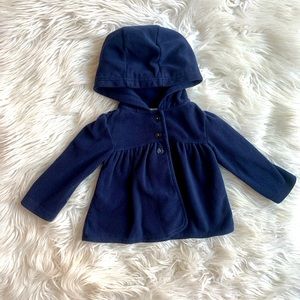Carters Fleece 3 Button Cape